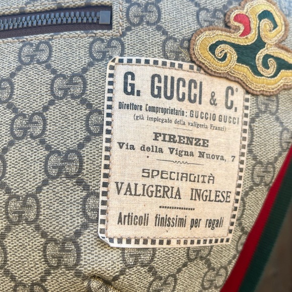 SOLD Gucci Courier GG Supreme Belt & Waist Bag - Picture 4 of 9